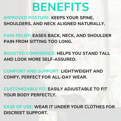 SpineAlign™ Unisex Posture Belt